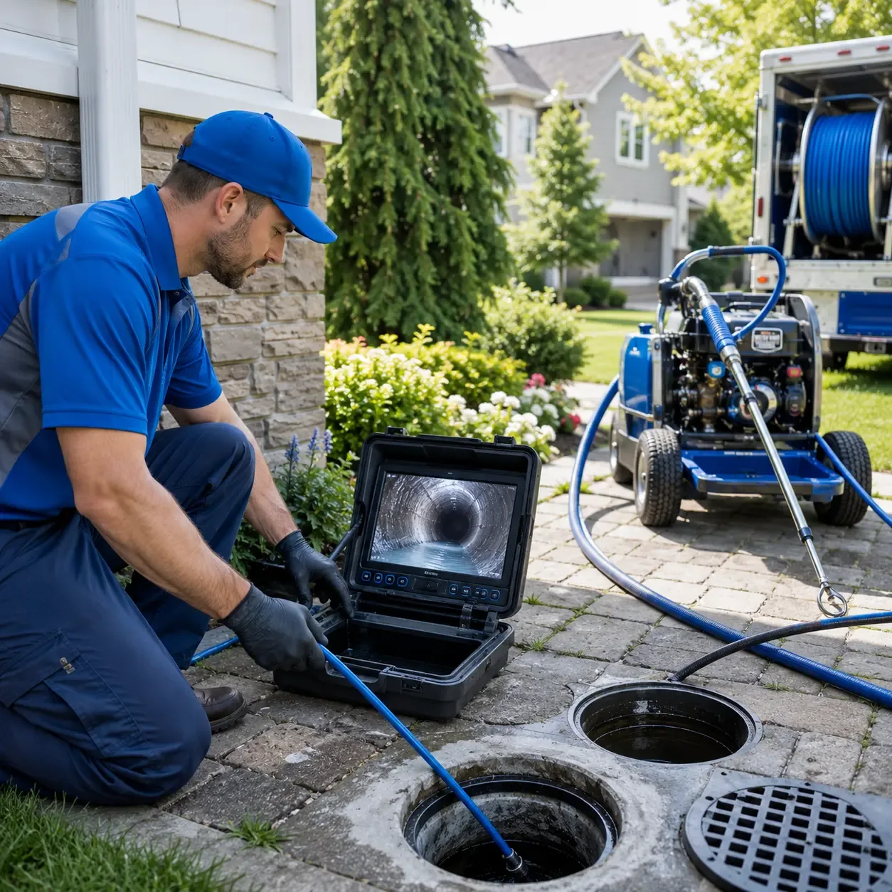 Outdoor drain cleaning professionals serving Stockholm, WI